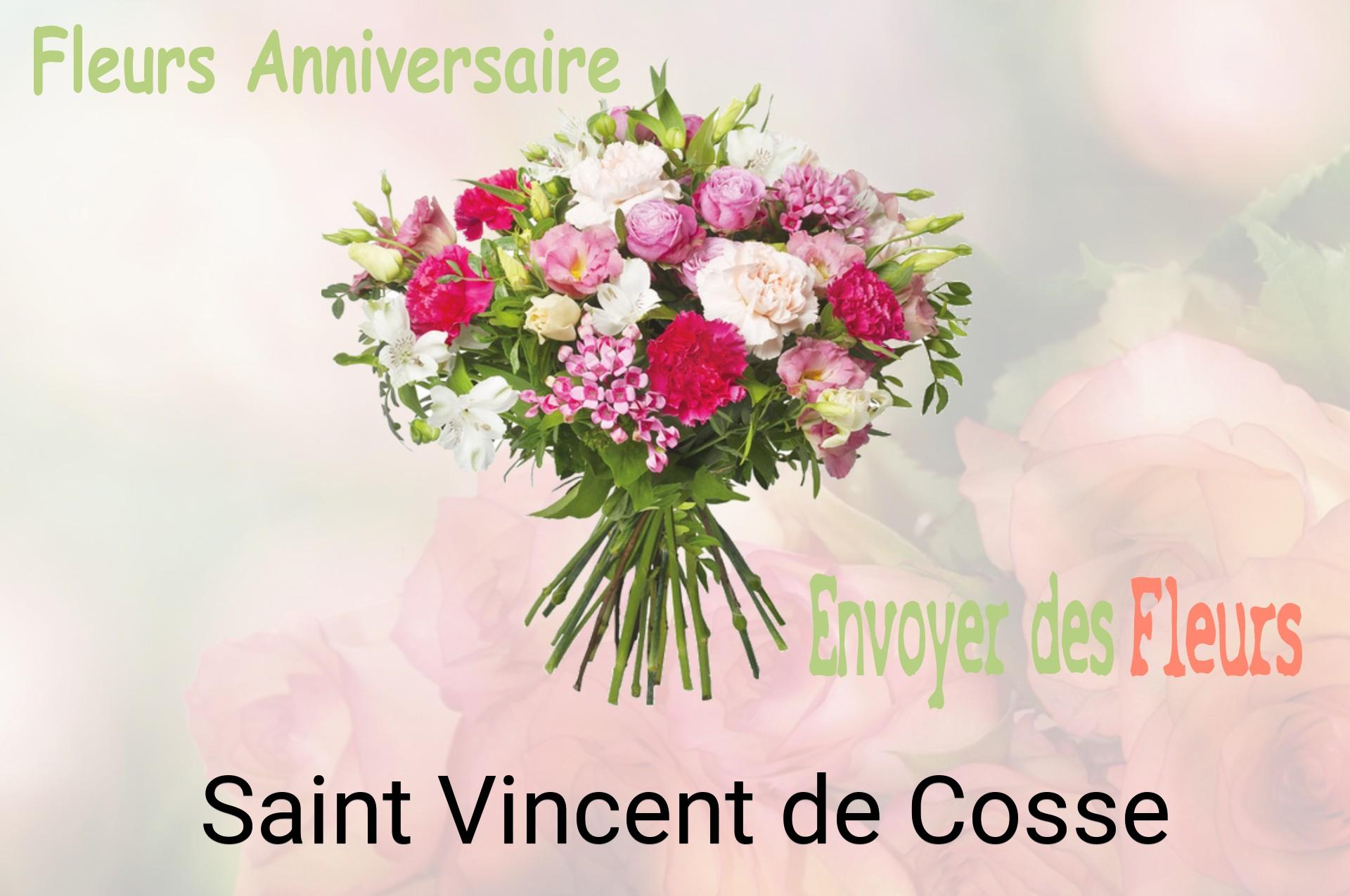 Bouquet de fleurs d’anniversaire livré à Saint-Vincent-de-Cosse