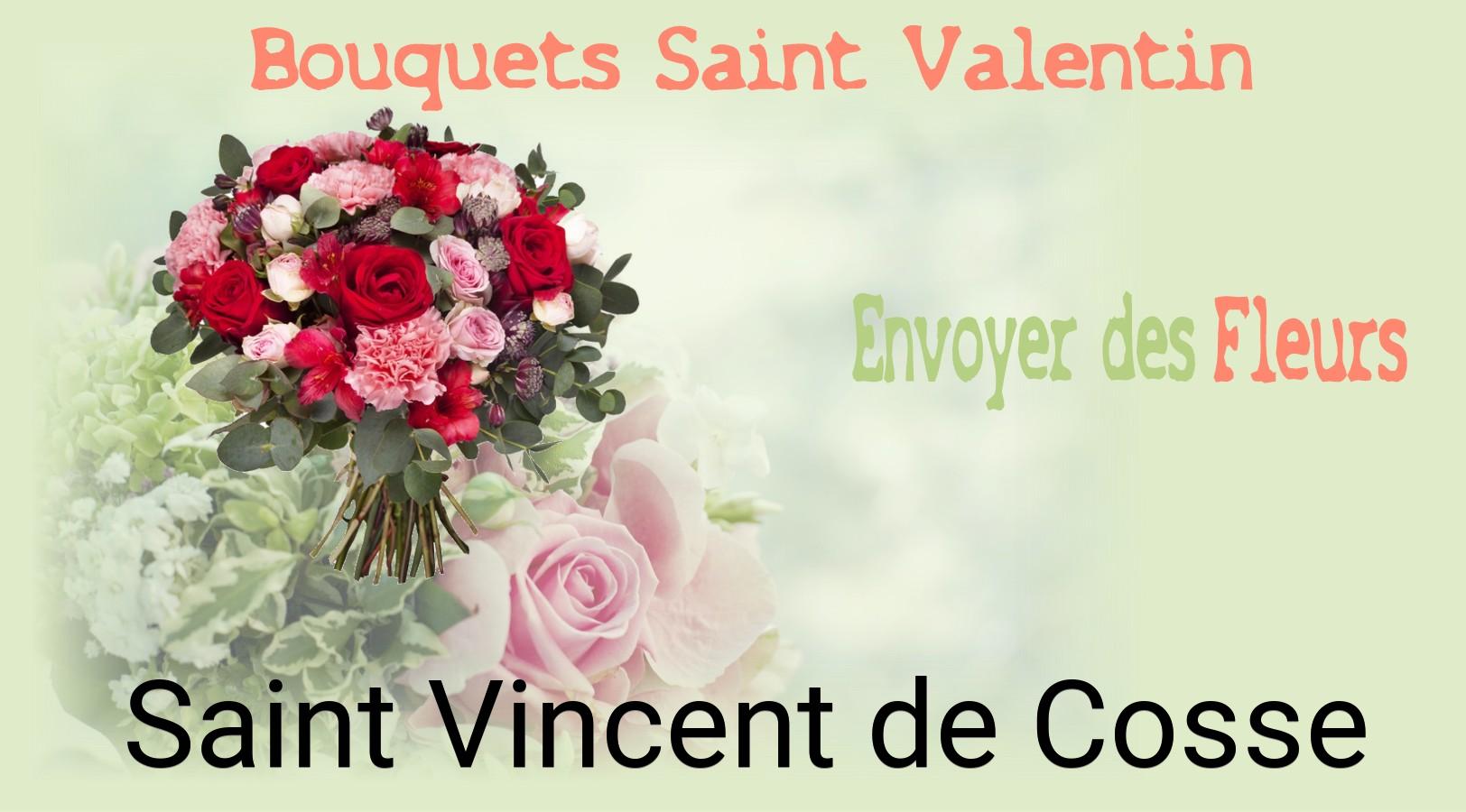 Roses de Saint-Valentin livrées à Saint-Vincent-de-Cosse